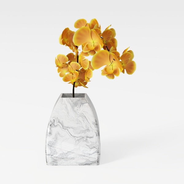 Artificial Magnolia Flower Branch - Realistic Fake