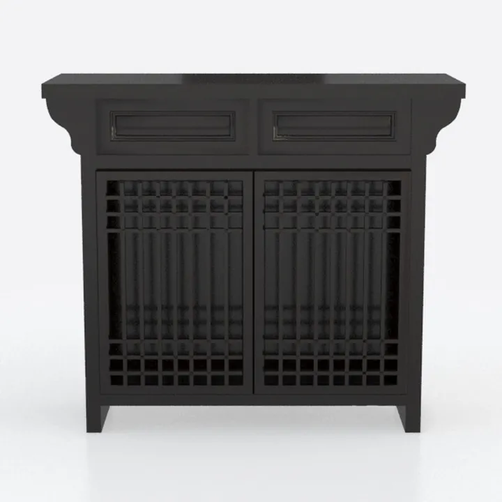 FLOWBACK Night Stand Set 2, Fluted Nightstand with