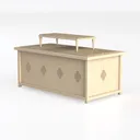 shelf-Grocery Store Left 45 Degree View