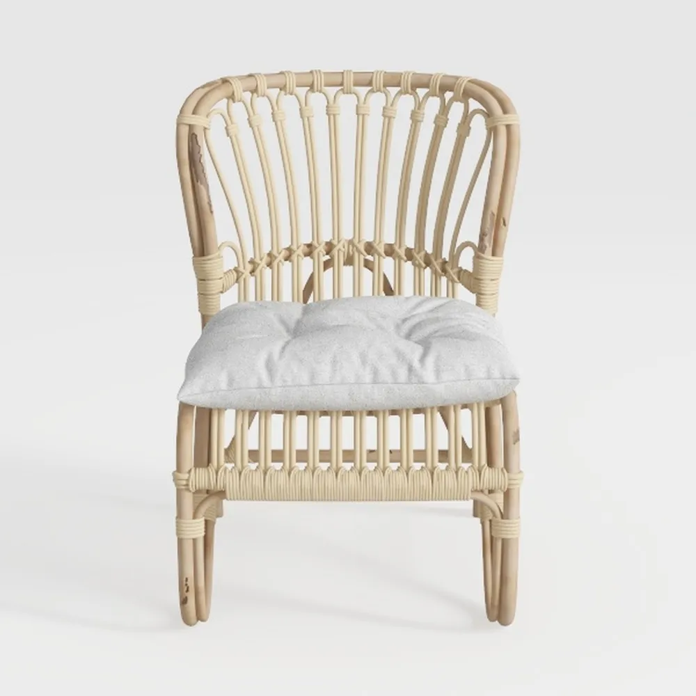 SAFAVIEH Home Collection Maluku Soft Grey Arm Chai