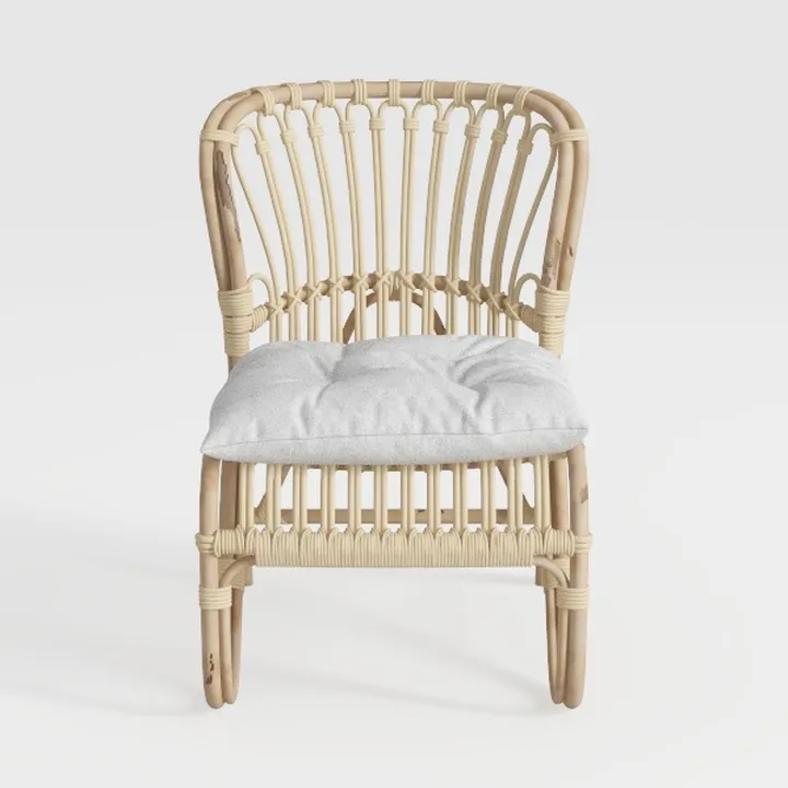 SAFAVIEH Home Collection Maluku Soft Grey Arm Chai