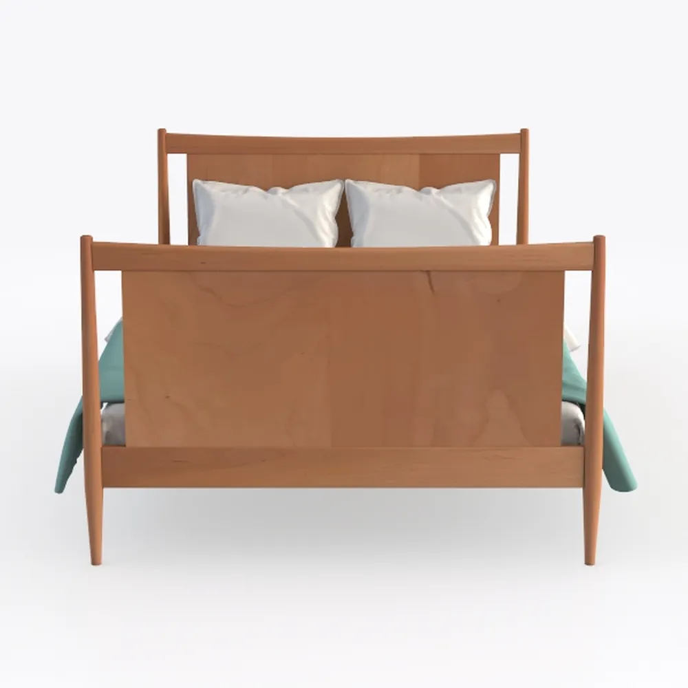 Furniture of America Wyatt Modern Solid Wood Queen