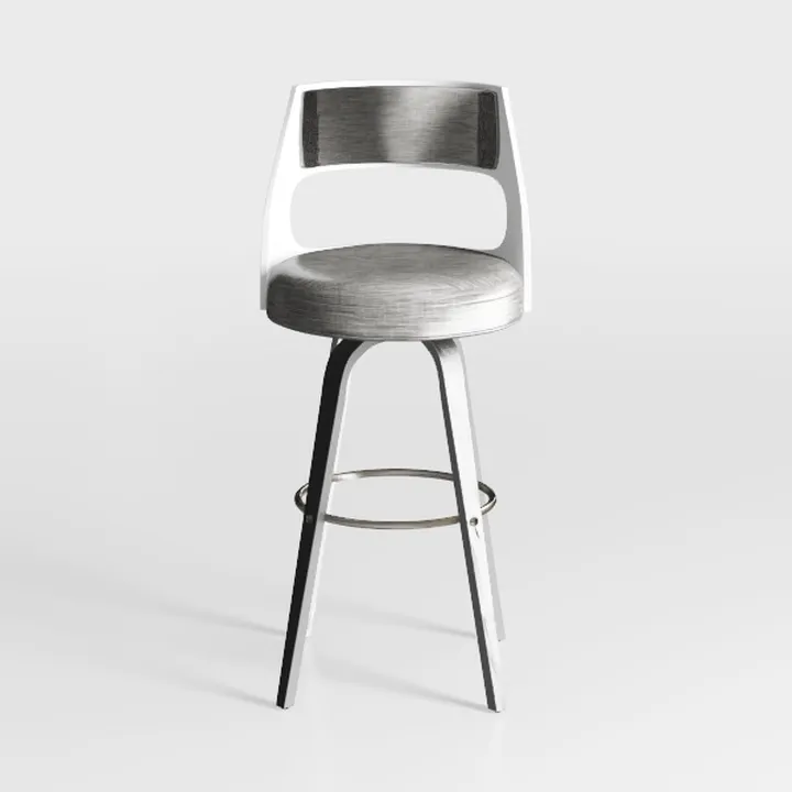 BOWERY HILL Rustic Dining Chair with Upholstered S