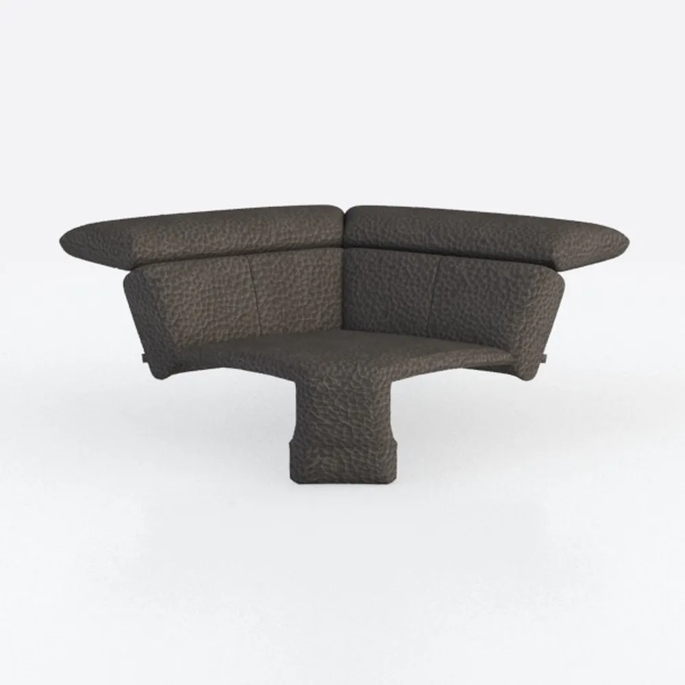 Poltrona lounge in morbido mohair beige orsacchiotto pigro poltrona per caminetto sedia Love Seat pavimento nero 85 cm