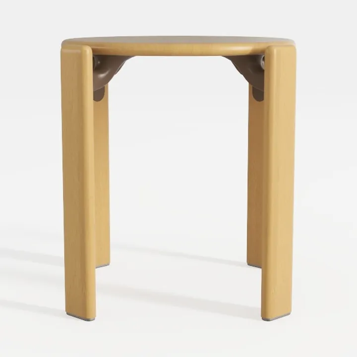 COSTWAY Stackable Bentwood Stools Set of 4, 18