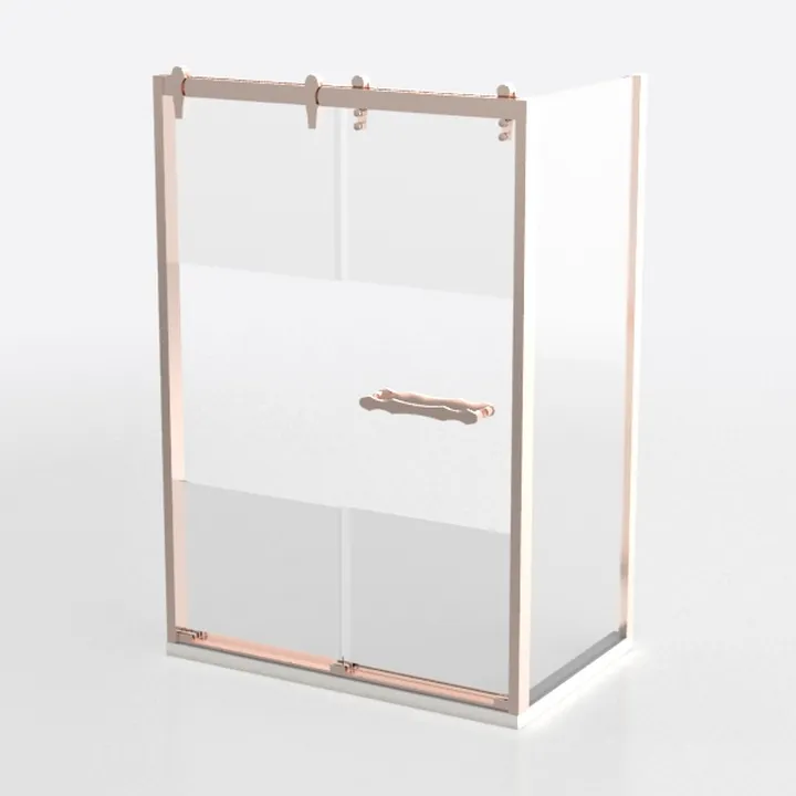 Bathtub Sliding Shower Door, 60" W x 66" H
