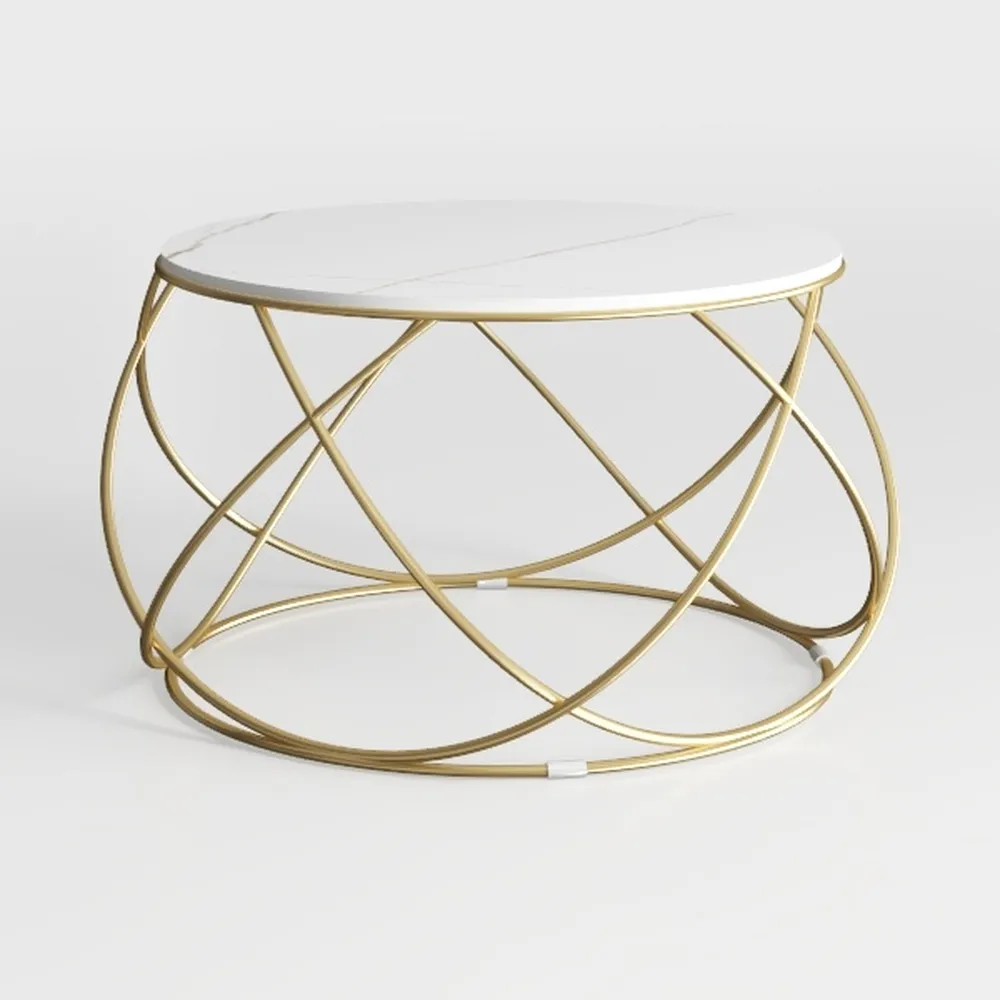 LITTLE TREE Modern White Dining Table for 4, 47-In