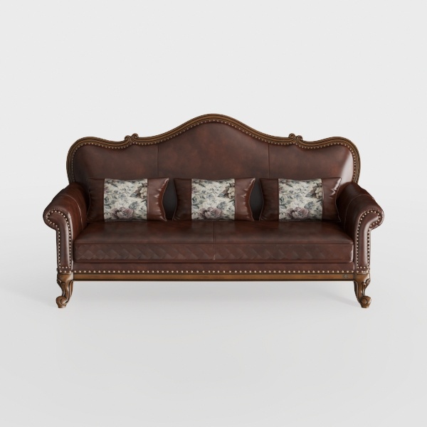 QHITTY Accent Large Sofa, Chesterfield Couch