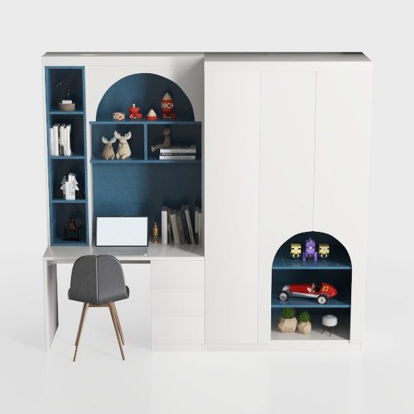 study combined with wardrobe-Lively Spectrum