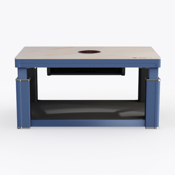 SERWALL Rectangle Outdoor Coffee Table, HDPE Patio