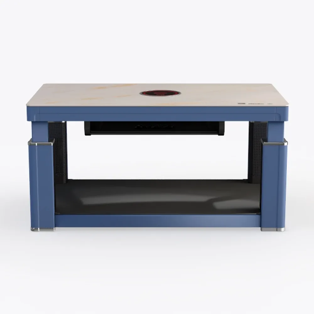 SERWALL Rectangle Outdoor Coffee Table, HDPE Patio