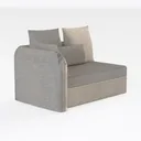 ELUCHANG 47" W Oversized Accent Chair Set of 2 Right 45 Degree View