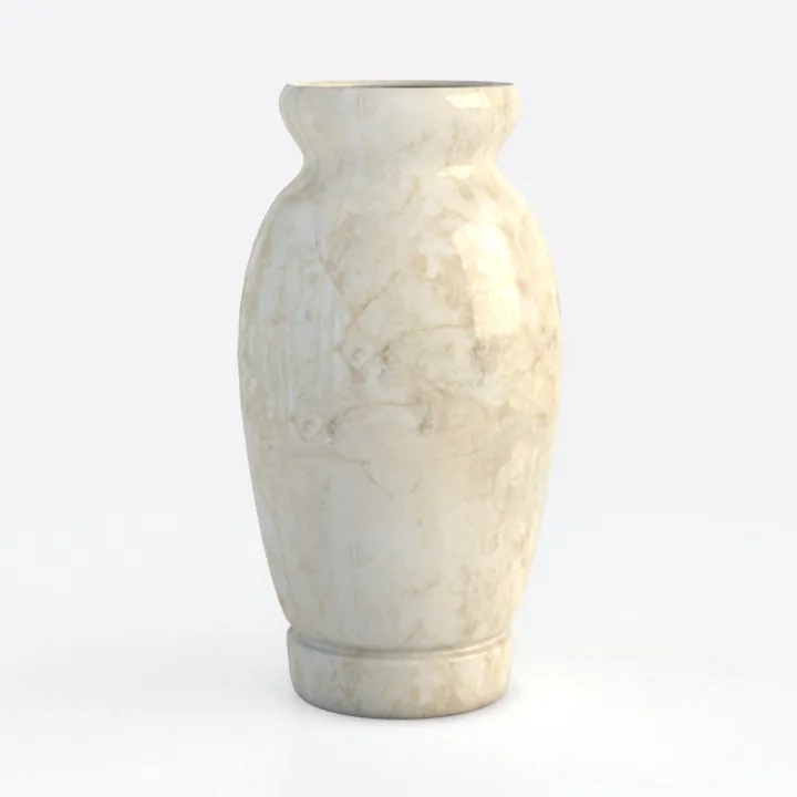 Ceramic Flower Vase, 8.66 inch Tall Round Rustic