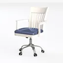 Home Office Chair 90 Degree Rotating Handrail Brea Left 45 Degree View