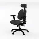 Humanscale Freedom Office Chair with Headrest Left 45 Degree View