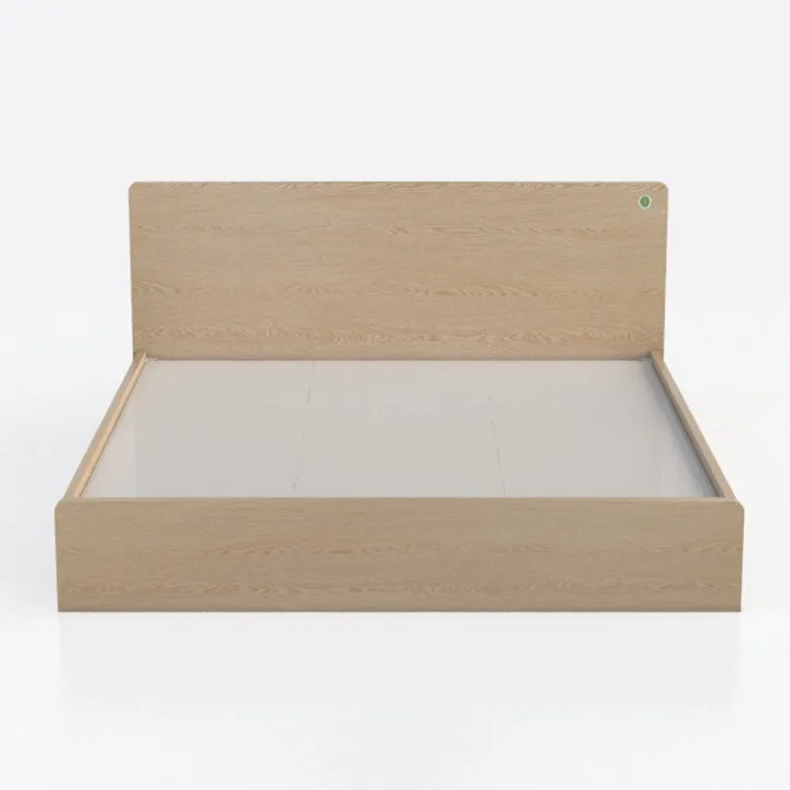 Moe's Home Collection Round Off Bed Wood Brown