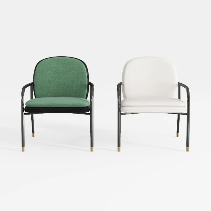 Zesthouse Industrial Metal Dining Chairs Set of 2