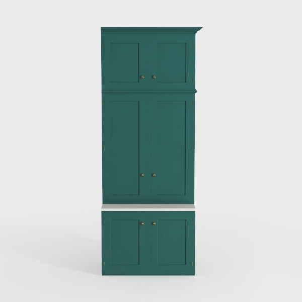 71 "Farmhouse Metal Filing Cabinet with a Drawer