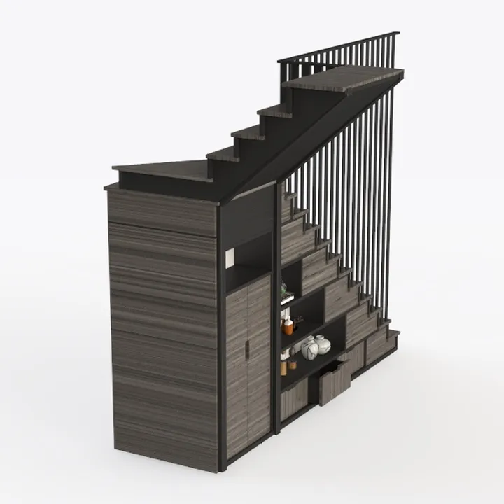 Stair with 
storage box