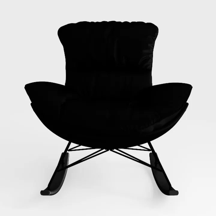 Welnow Lazy Chair with Ottoman, Modern Lounge