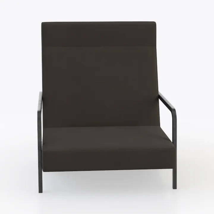 Sling Accent Chair with Metal Frame, Modern Comfy 