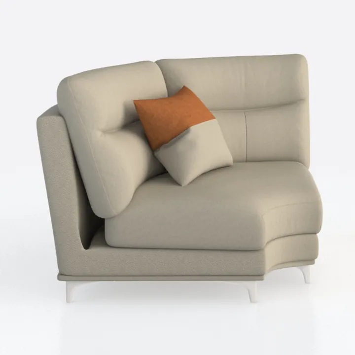 Acanva Convertible Modular Sectional Sofa, Mid-Cen