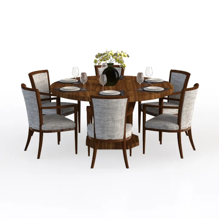 Round Dining Table for 4, Kitchen Dining Room