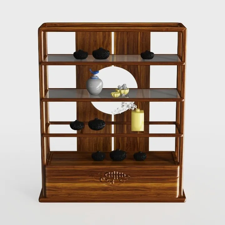IRONCK Bookshelves 6-Tier with Industrial Large