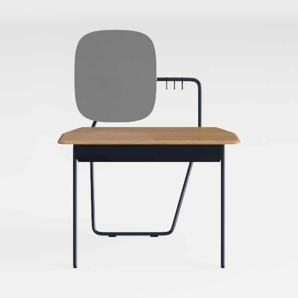 OSP Home Furnishings Denmark Writing Desk with Loc