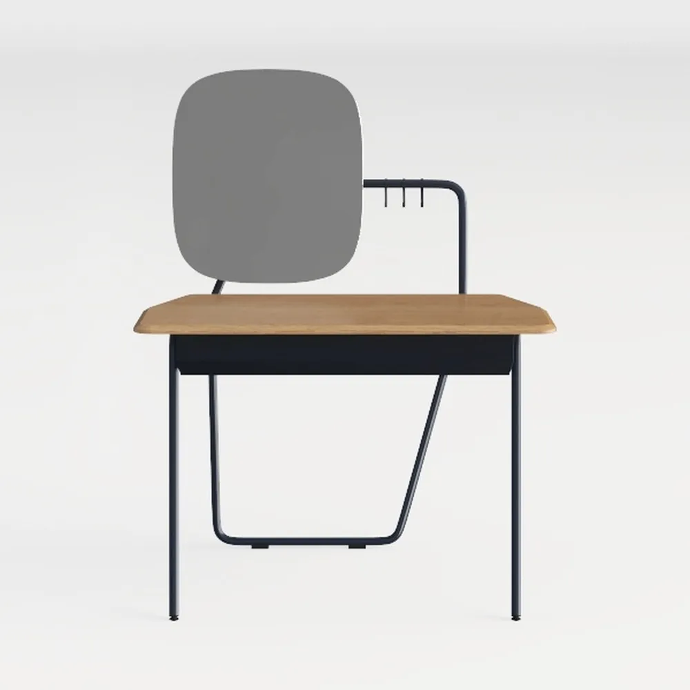 OSP Home Furnishings Denmark Writing Desk with Loc