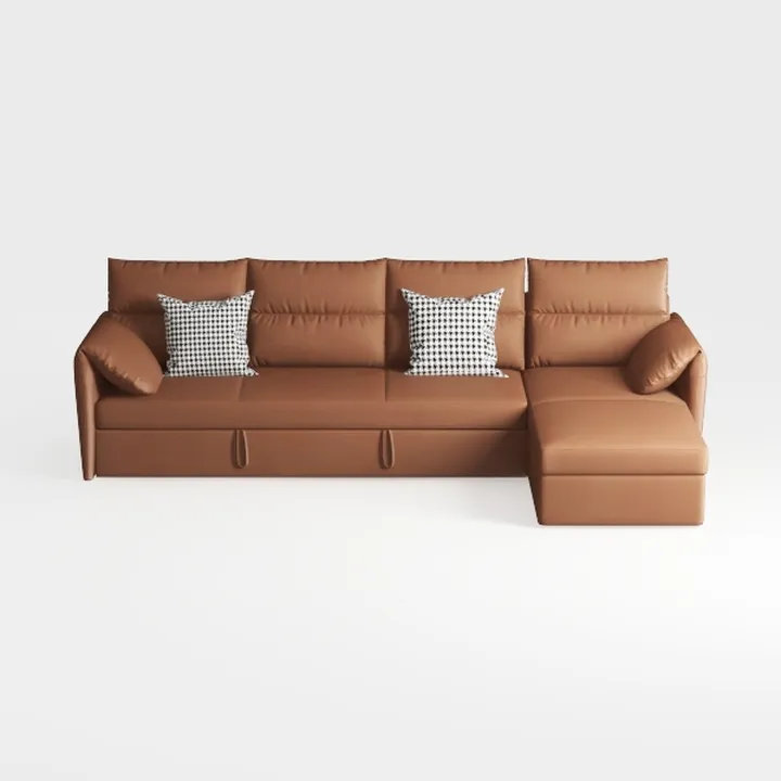 Belffin Plush Corduroy Modular Sectional Sofa with