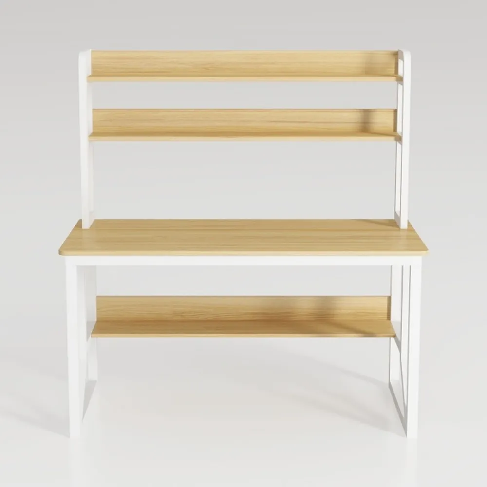 Tribesigns Computer Desk with Hutch, 47 inches