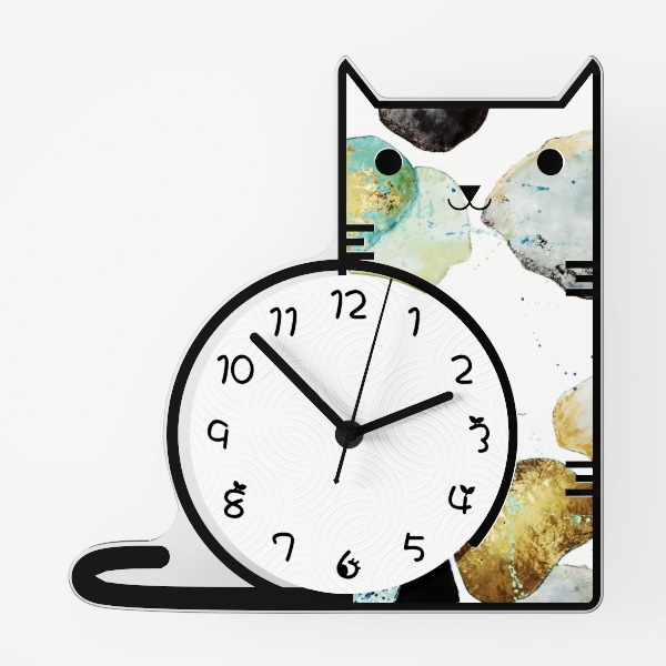 clock-Cat Person