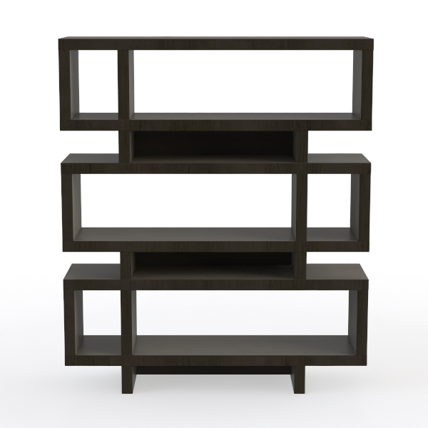 Dark Taupe Bookcase
