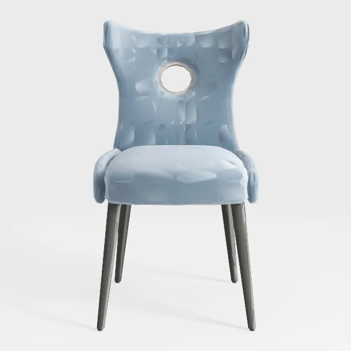 Velvet Dining Chairs Set of 2, Upholstered Tufted 