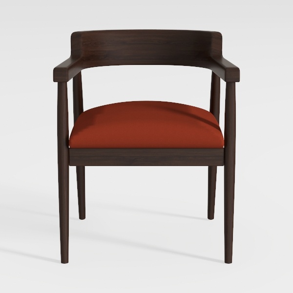 ZSH Dining Chair, Home Rubber Wood + PU