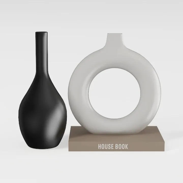 Ceramic Vase Home Table Decor - Flower Vases Set
