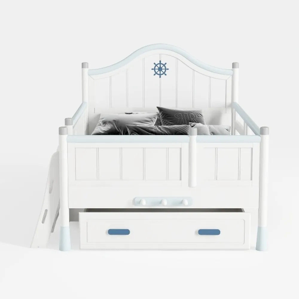 Camaflexi Daybed, Panel Headboard / Solid Wood / F