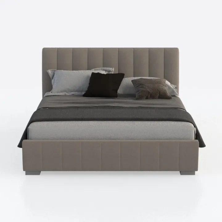 Pemberly Row Wood Eastern King Upholstered Bed Smo