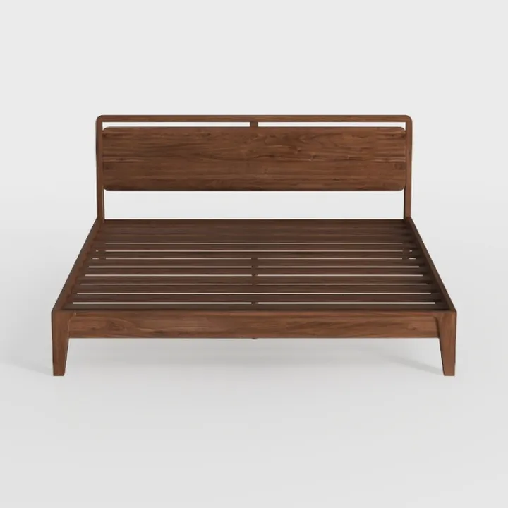 SHA CERLIN 14 Inch Queen Size Metal Platform Bed 