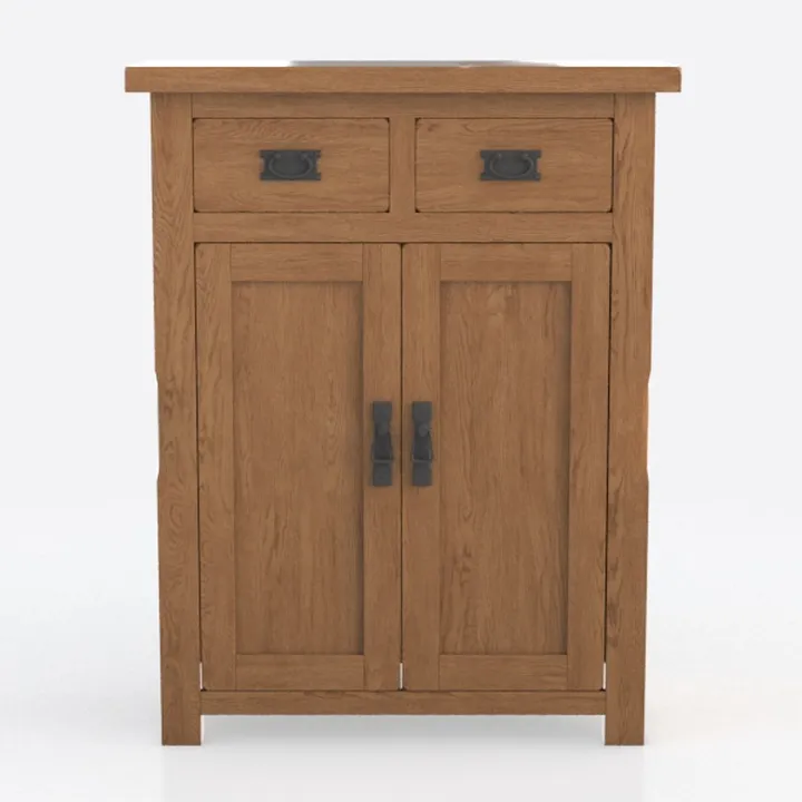 Side Cabinet 25.6""x11.8""x29.5"" Solid Teak,