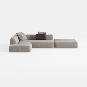 106" Cloud Sectional Couch with Chaise Lounge