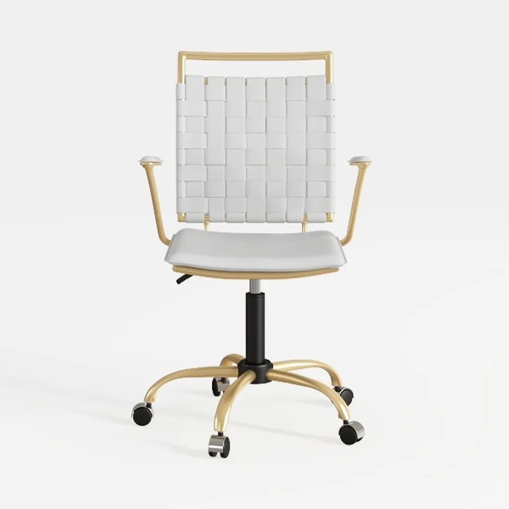 Ergonomic Chairs Set of 2, Cute Adjustable Armless