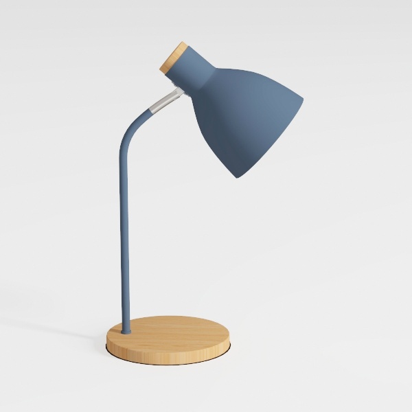Small Wooden Desk Lamp,Adjustable tri-Color Kids