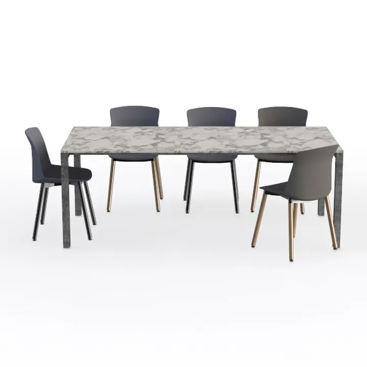 Coronado Pewter/Gray Powder Coated Rectangular 7 P
