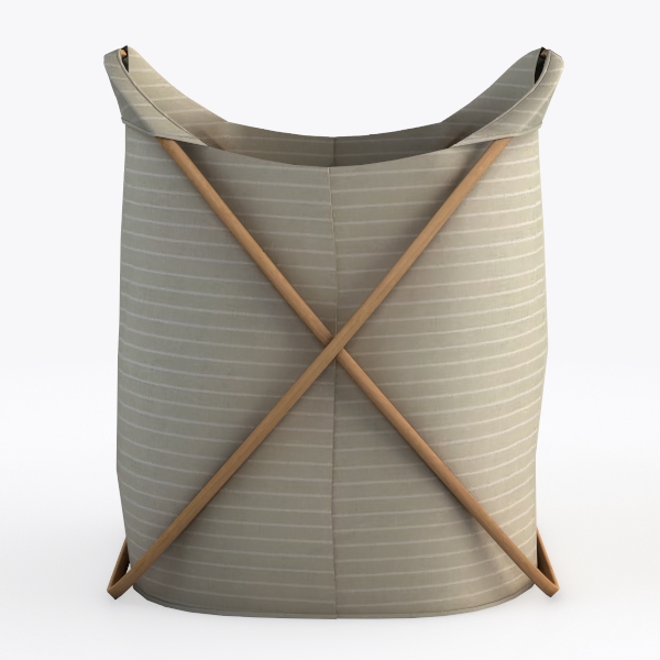 Bamboo Laundry Hamper - Double