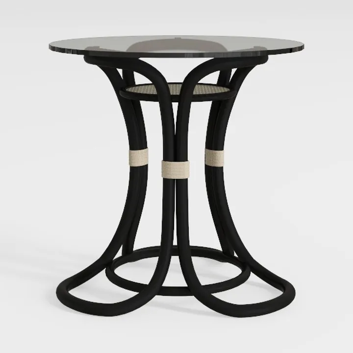 LITTLE TREE Faux Marble Side Table, Modern 