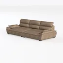 110" Modular Sectional Sofa Cloud Couch, Modern Left 45 Degree View