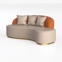 Couch Sets - Luxury Sectional Sofa Set with Left 45 Degree View