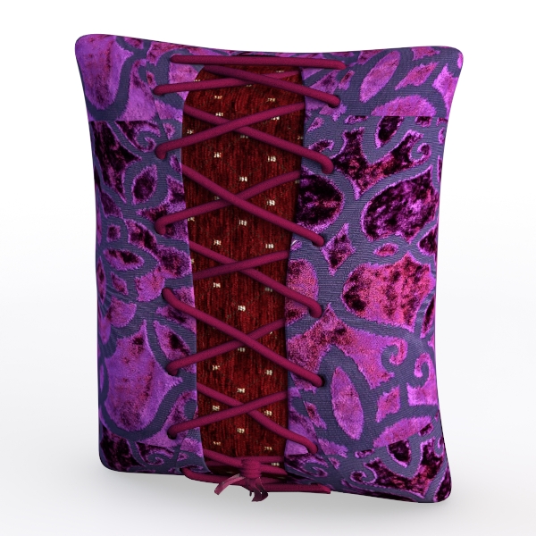 Outdoor Pillow Covers Waterproof, Purple Yellow